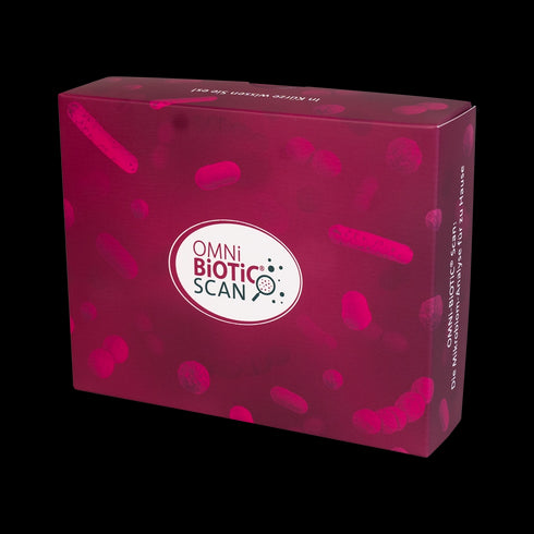 Ein OMNi-BiOTiC SCAN Set für Mikrobiomanalyse